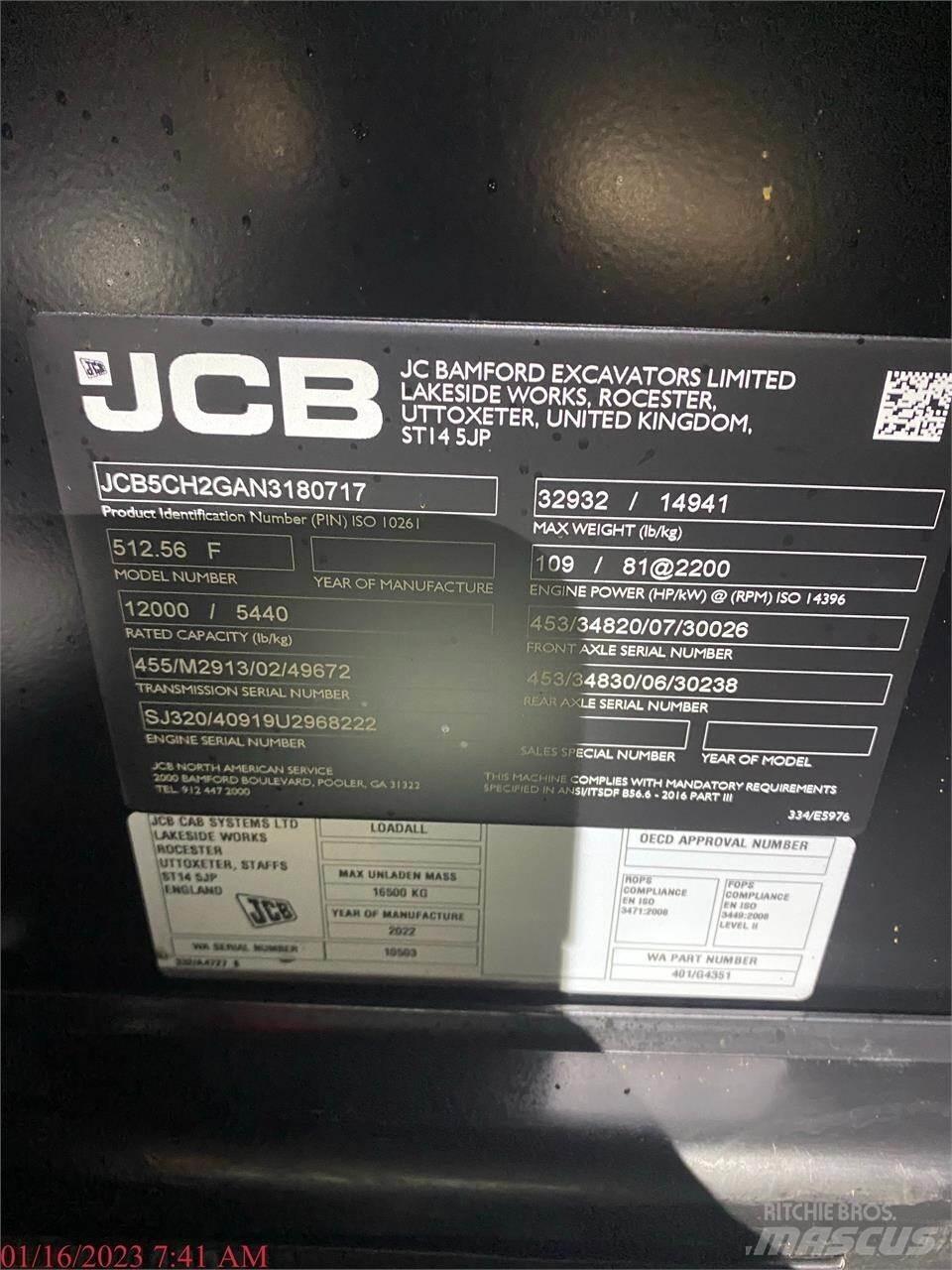 JCB 512-56 Chariot télescopique