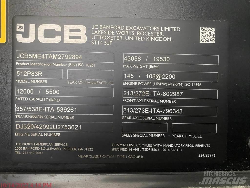 JCB 512-83R Chariot télescopique