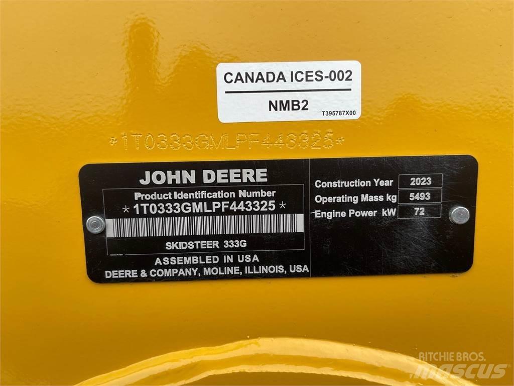 John Deere 333G Broyeur forestier
