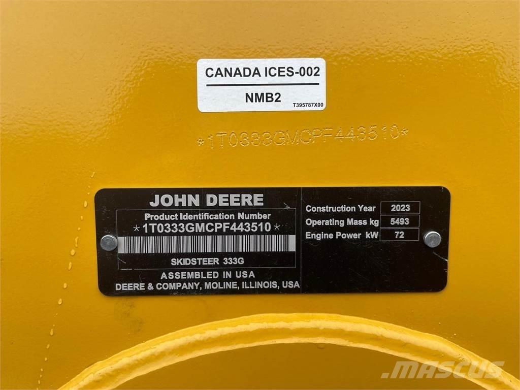 John Deere 333G Chargeuse compacte