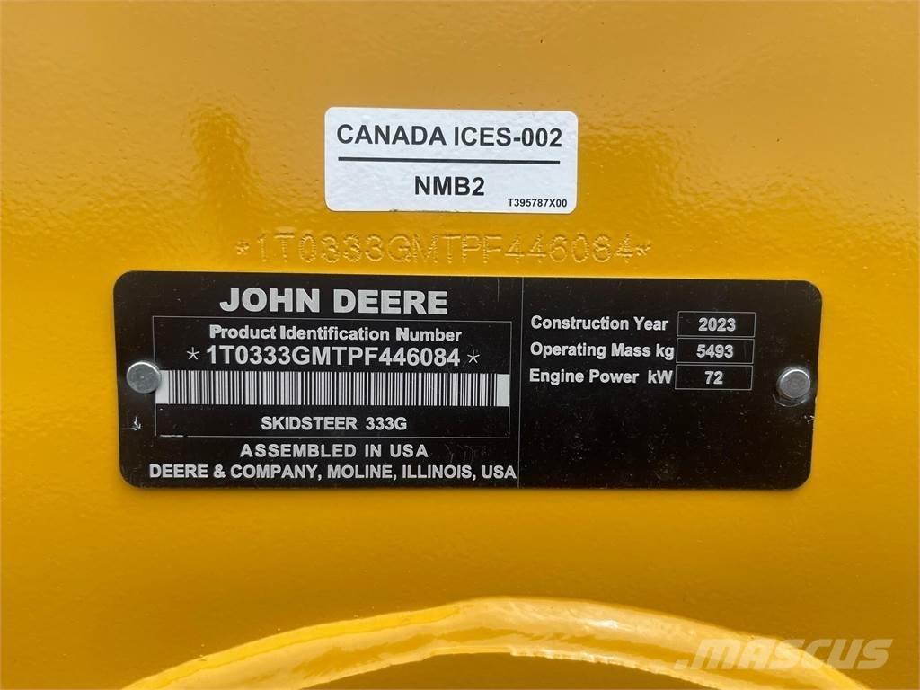 John Deere 333G Chargeuse compacte