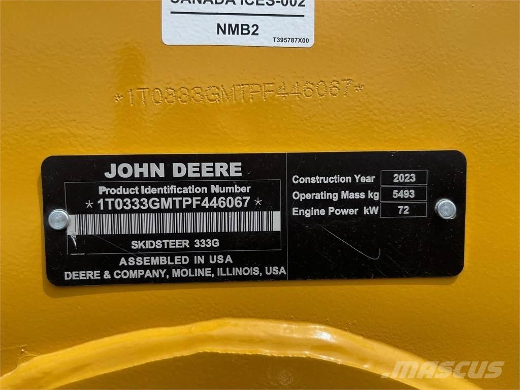 John Deere 333G Chargeuse compacte