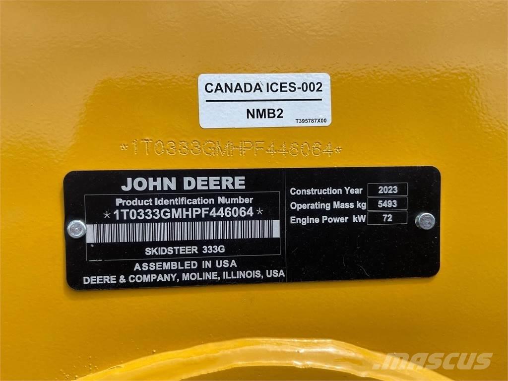 John Deere 333G Chargeuse compacte