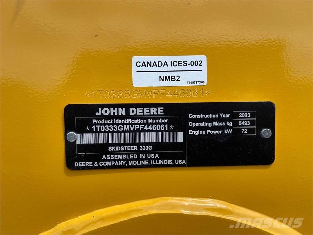 John Deere 333G Chargeuse compacte