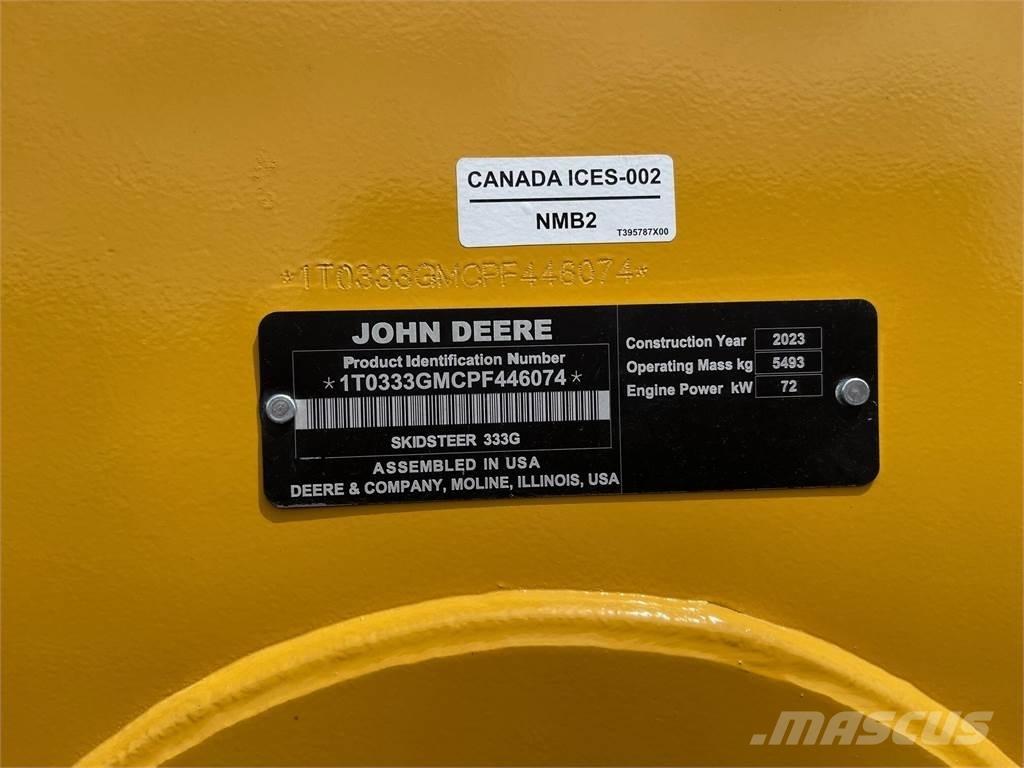 John Deere 333G Chargeuse compacte