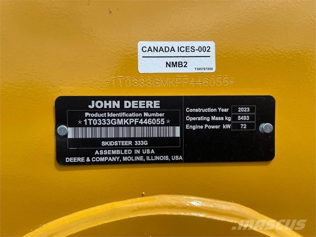 John Deere 333G Chargeuse compacte