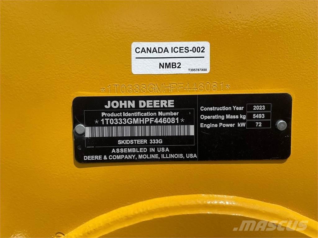 John Deere 333G Chargeuse compacte