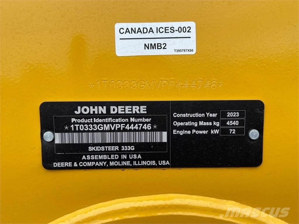 John Deere 333G Chargeuse compacte