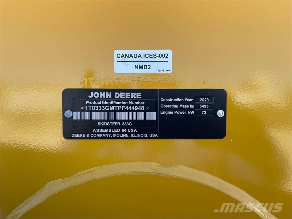 John Deere 333G Chargeuse compacte