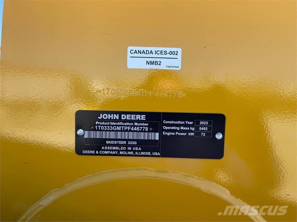 John Deere 333G Chargeuse compacte