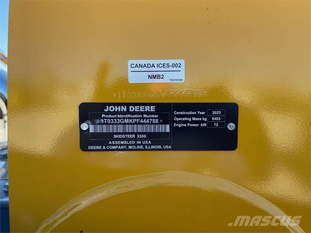 John Deere 333G Chargeuse compacte