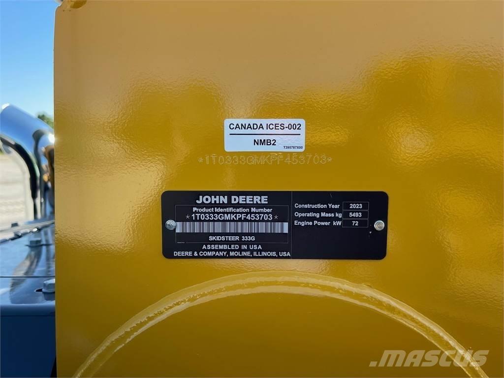 John Deere 333G Chargeuse compacte
