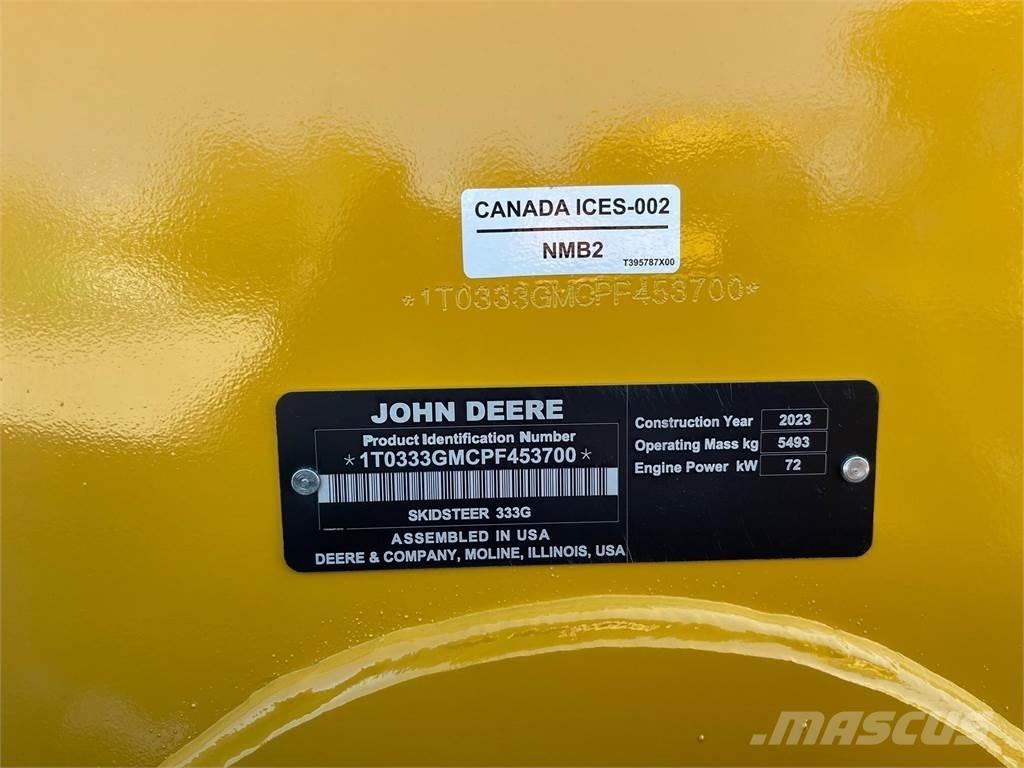 John Deere 333G Chargeuse compacte