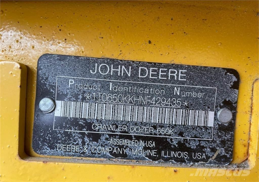 John Deere 650K LGP Bouteurs sur chenilles