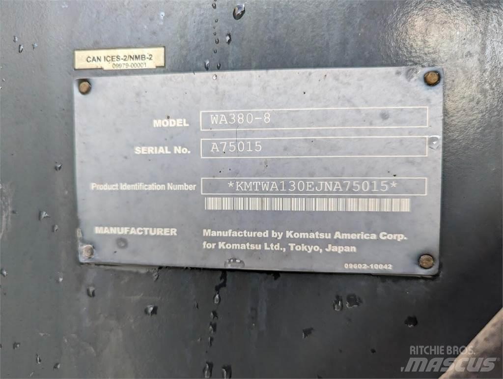 Komatsu WA380-8 Chargeuse sur pneus
