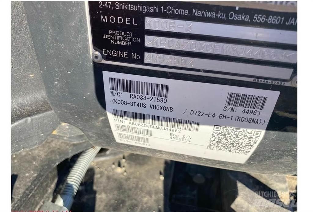 Kubota K008 Mini pelle < 7t