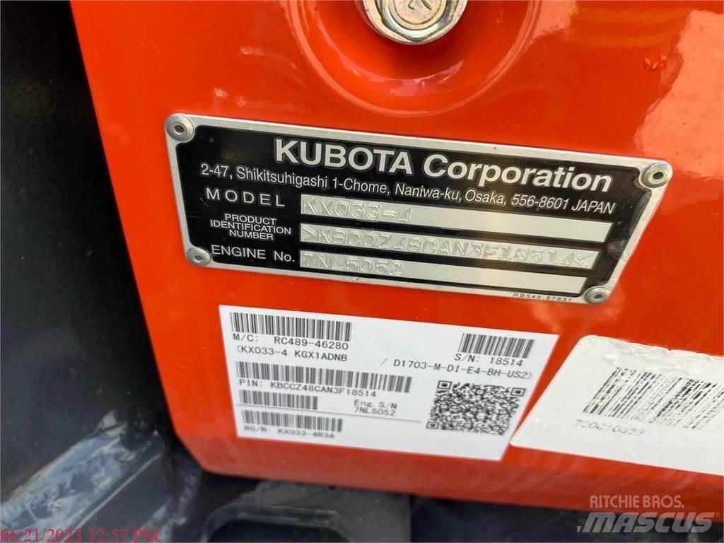 Kubota KX033-4 Mini pelle < 7t