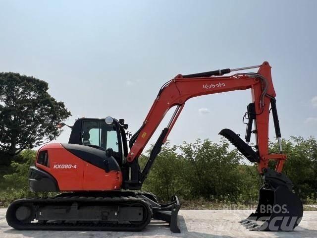 Kubota KX080-4A Pelle sur chenilles