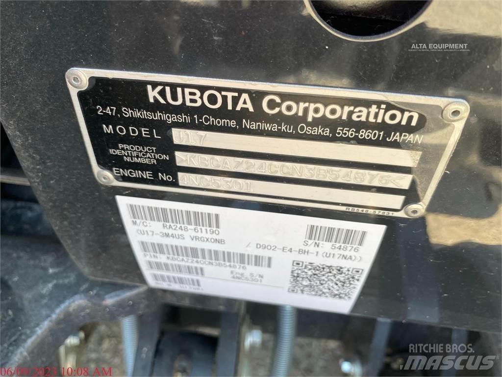 Kubota U17 Mini pelle < 7t