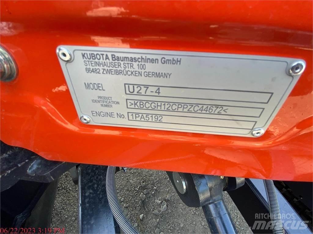 Kubota U27-4 Mini pelle < 7t