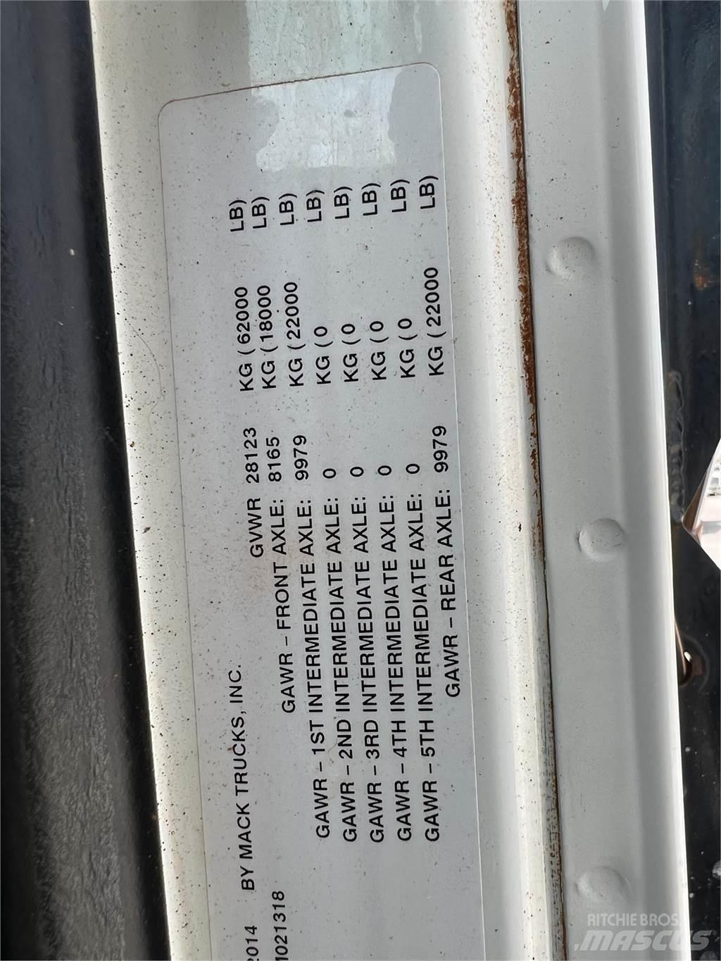 Mack GRANITE GU713 Construction - Autres
