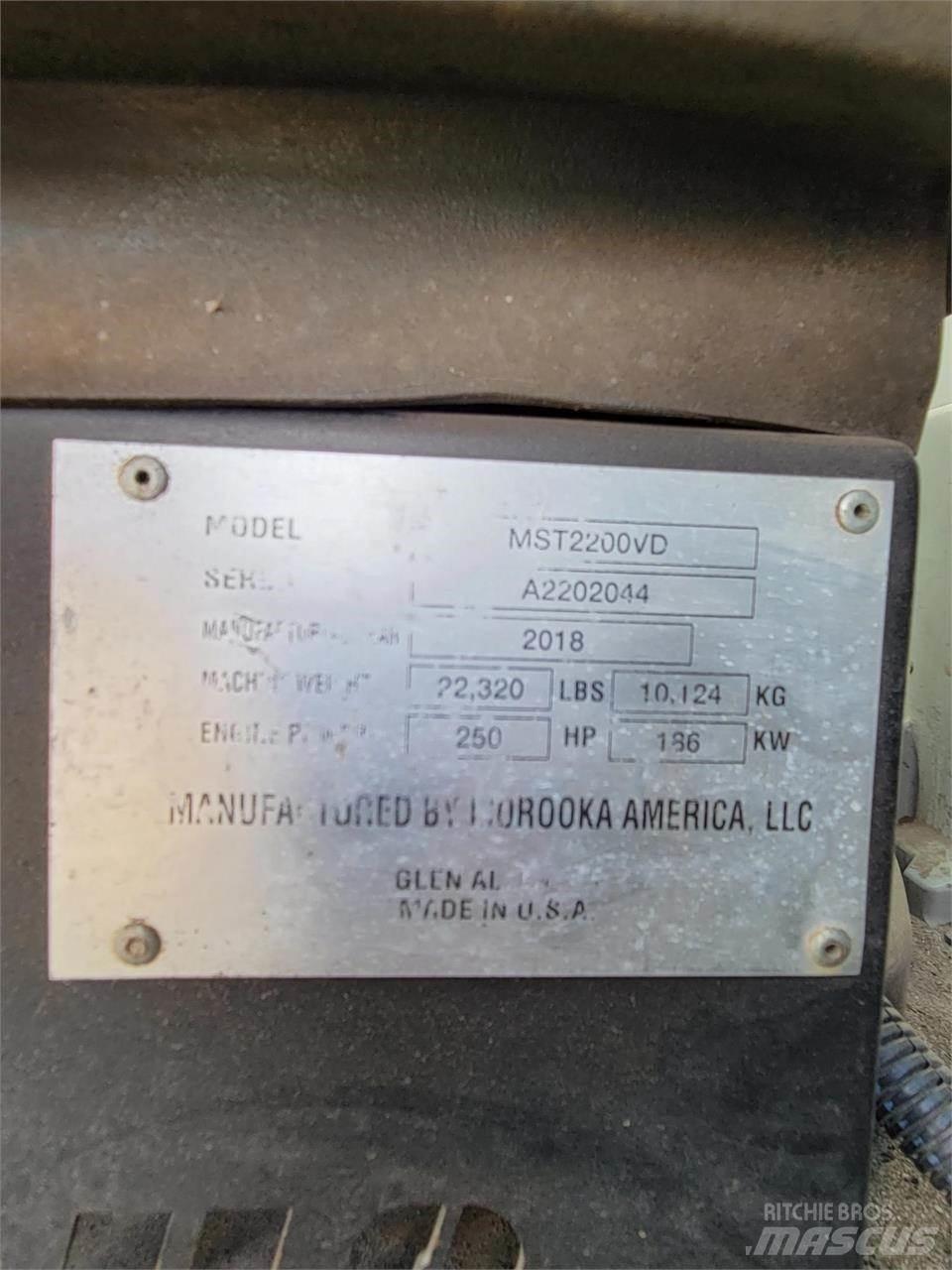 Morooka MST2200VD Tombereau sur chenilles