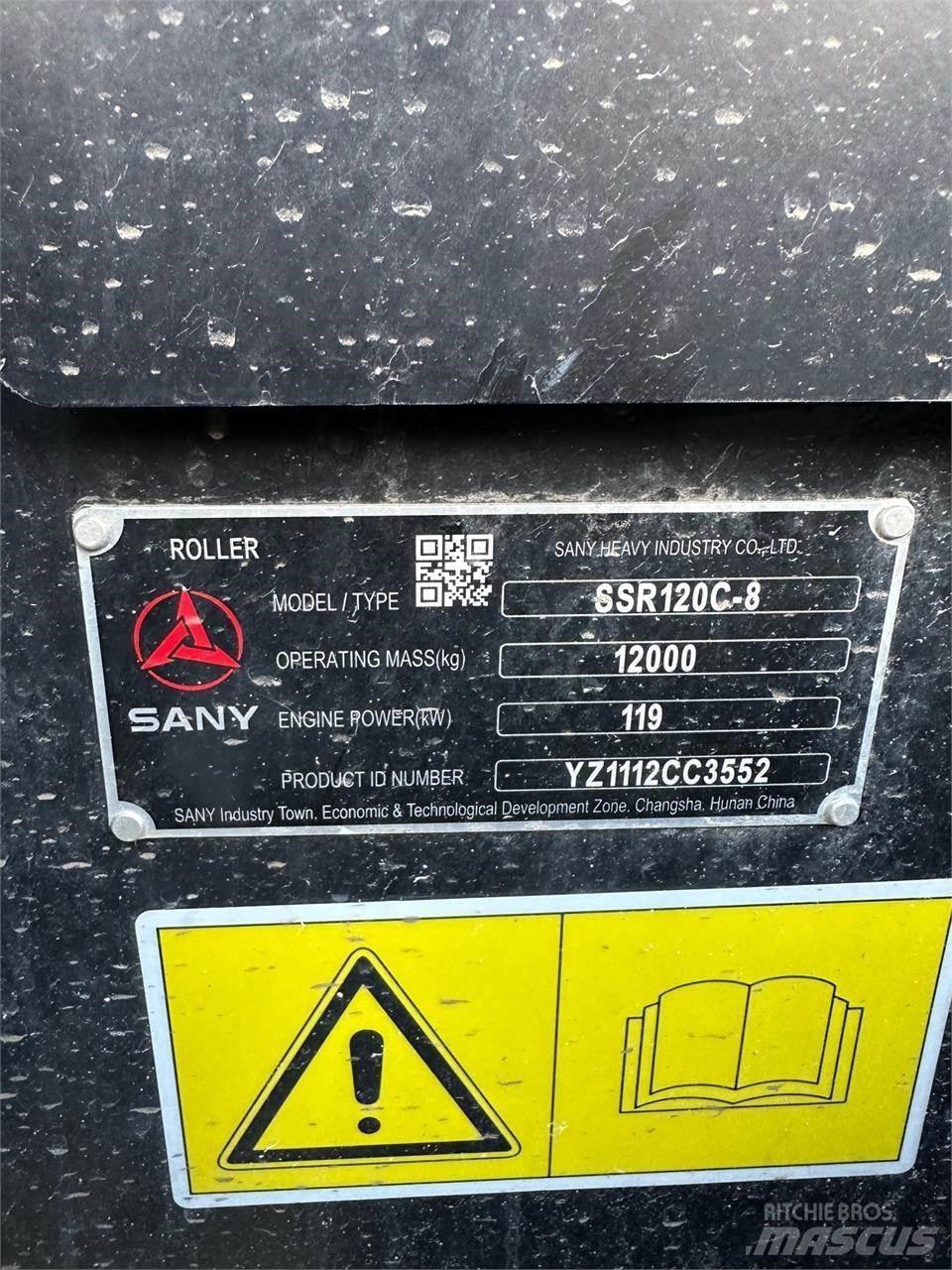 Sany SSR120C-8 Rouleaux tandem