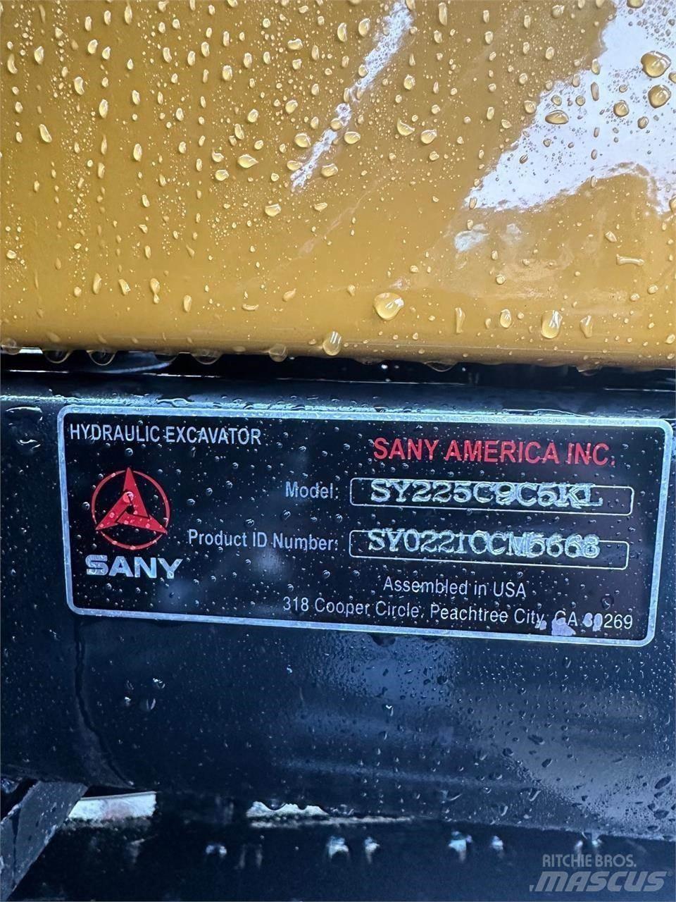 Sany SY225C Pelle sur chenilles
