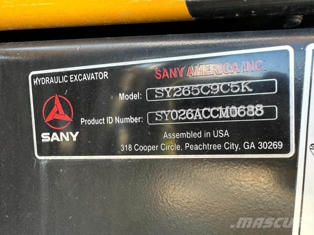 Sany SY265C LC Pelle sur chenilles