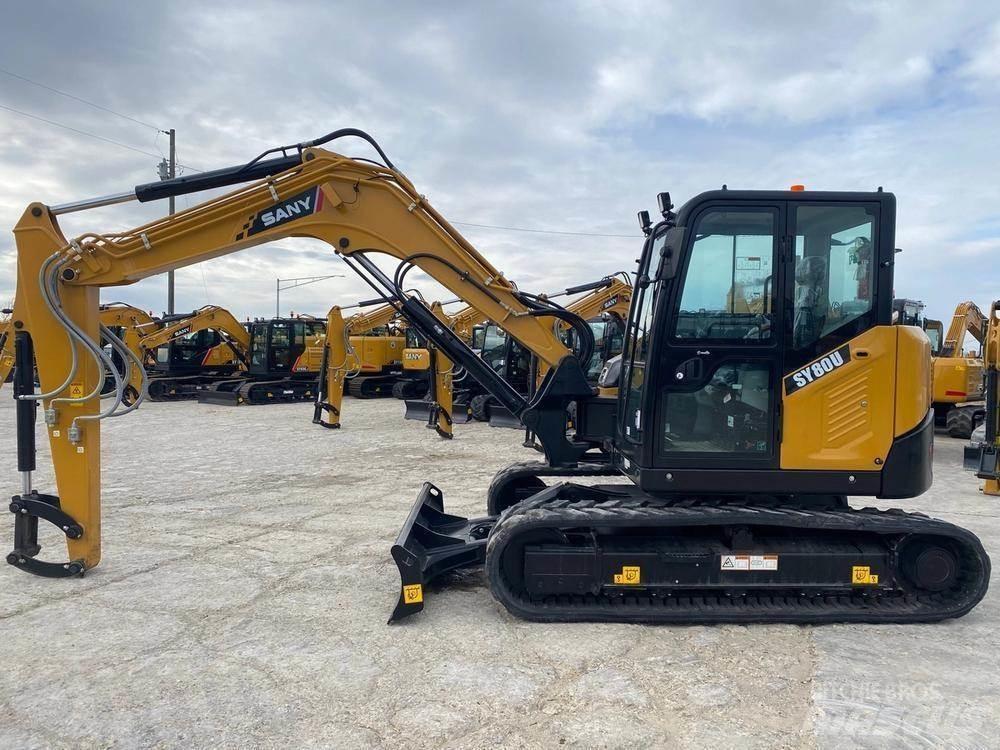 Sany SY80U Pelle sur chenilles