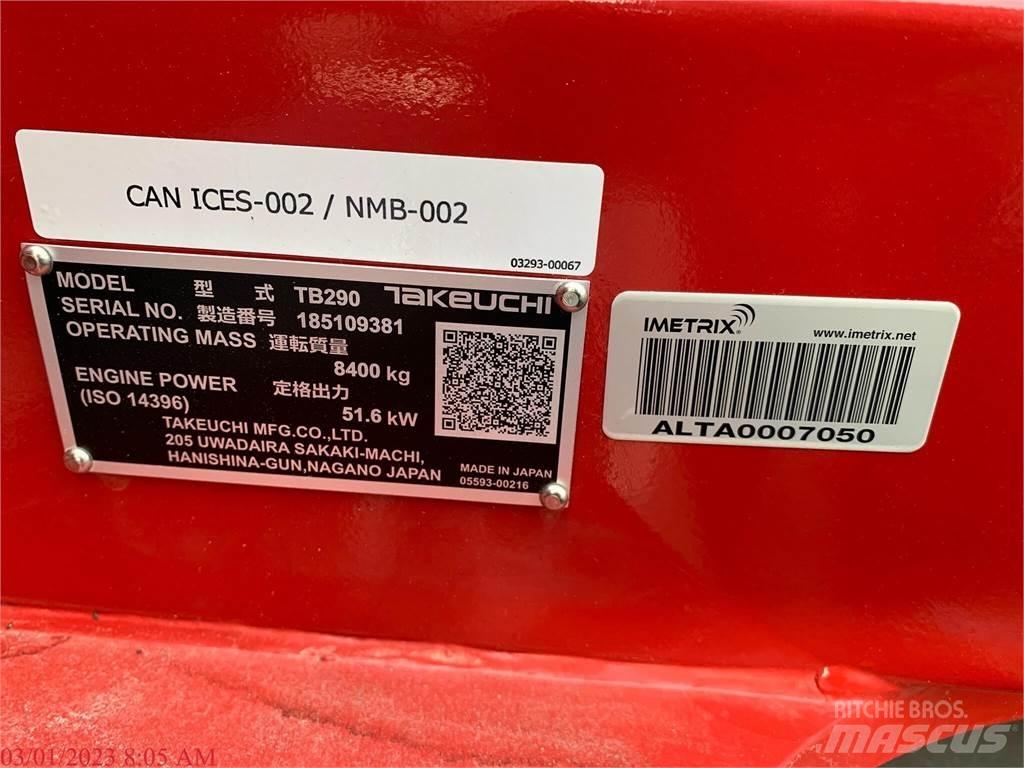 Takeuchi TB290 Pelle sur chenilles