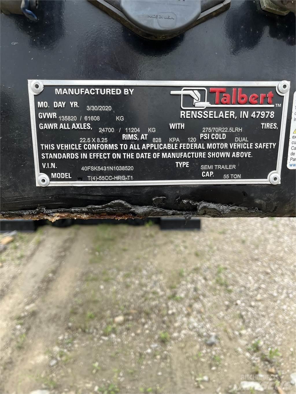 Talbert  Semi remorque surbaissée