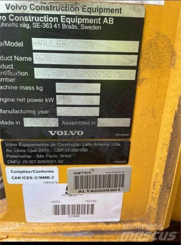 Volvo A25G Tombereau articulé