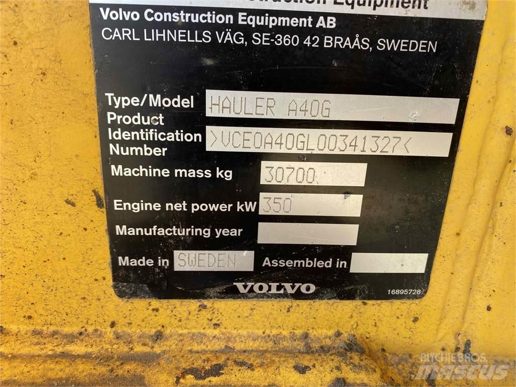 Volvo A40G Tombereau articulé