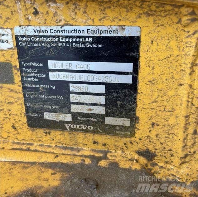 Volvo A40G Tombereau articulé