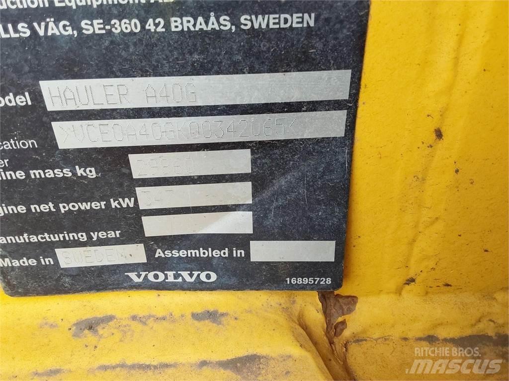 Volvo A40G Tombereau articulé