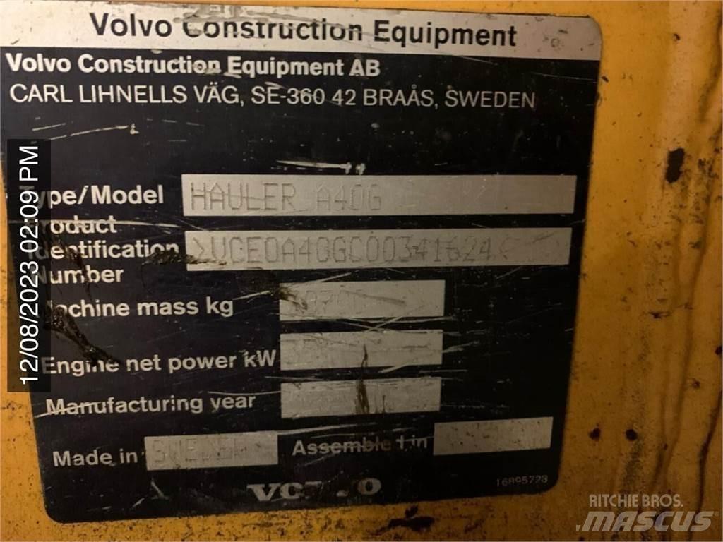 Volvo A40G Tombereau articulé