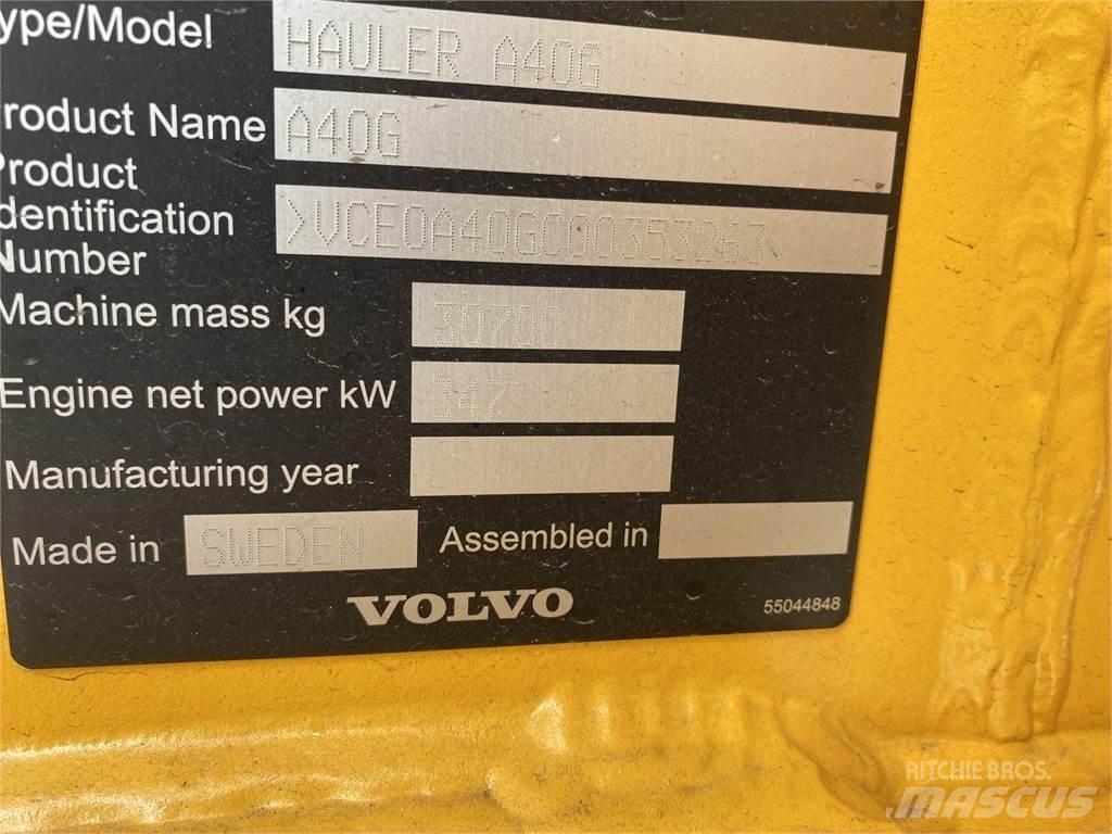 Volvo A40G Tombereau articulé