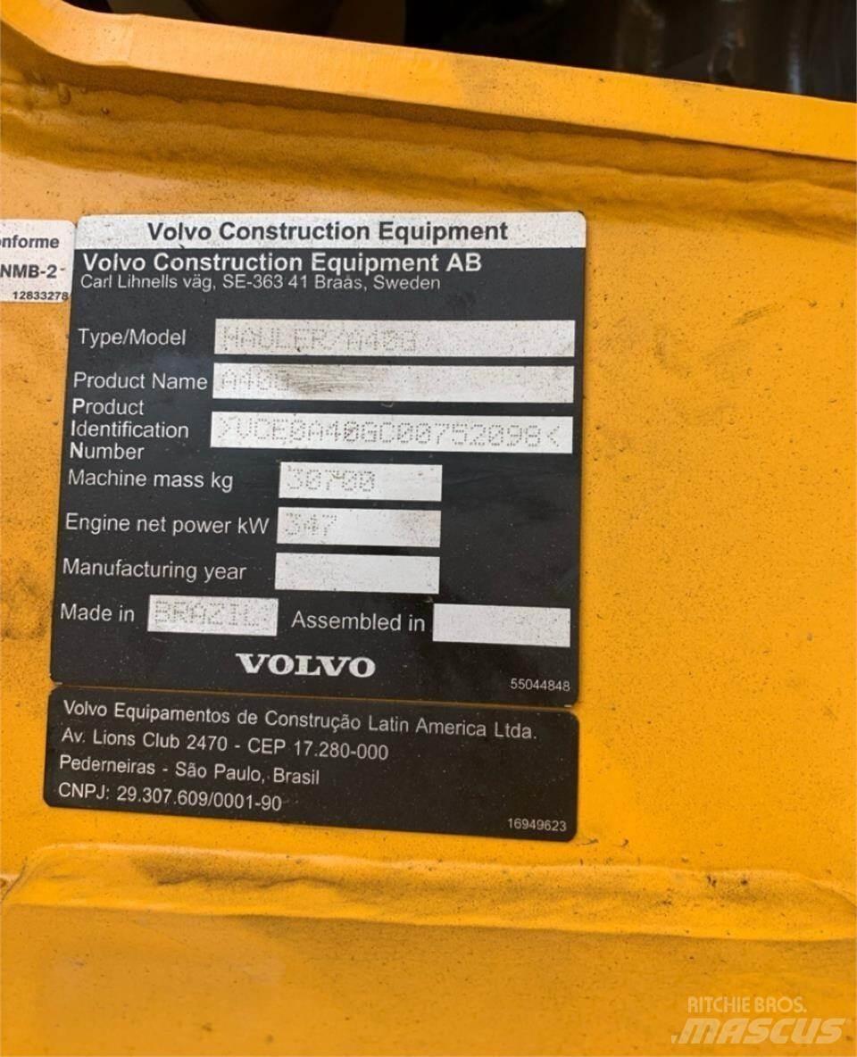 Volvo A40G Tombereau articulé