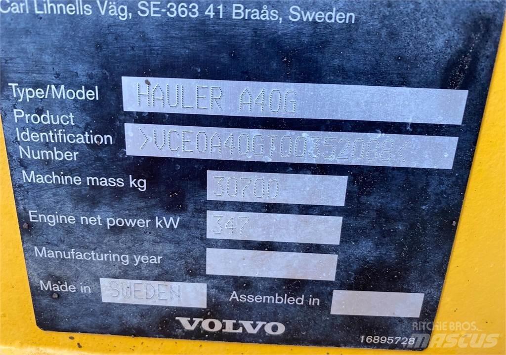 Volvo A40G Tombereau articulé