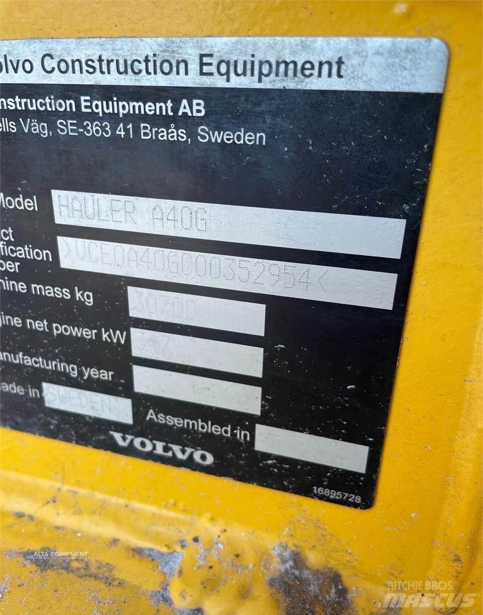 Volvo A40G Tombereau articulé