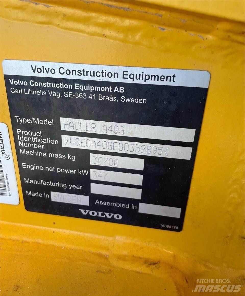 Volvo A40G Tombereau articulé