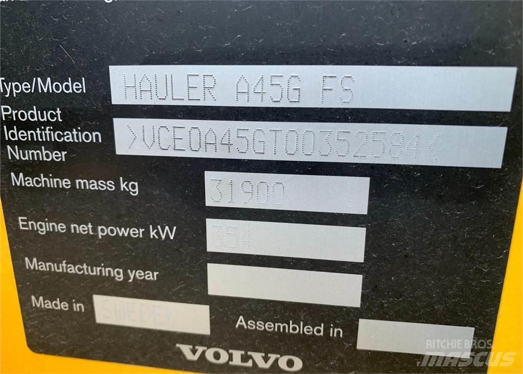 Volvo A45G FS Tombereau articulé