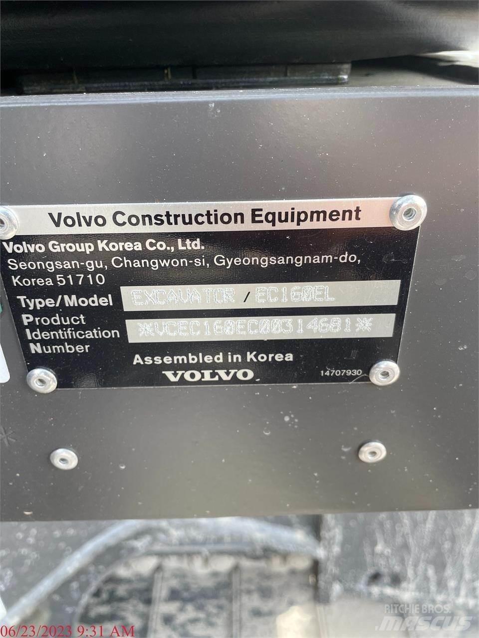 Volvo EC160EL Pelle sur chenilles