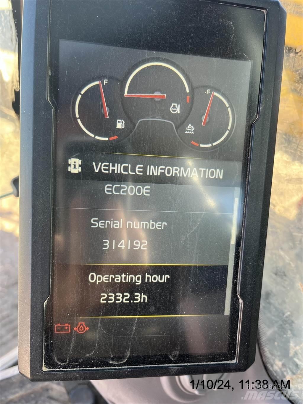 Volvo EC200EL Pelle sur chenilles