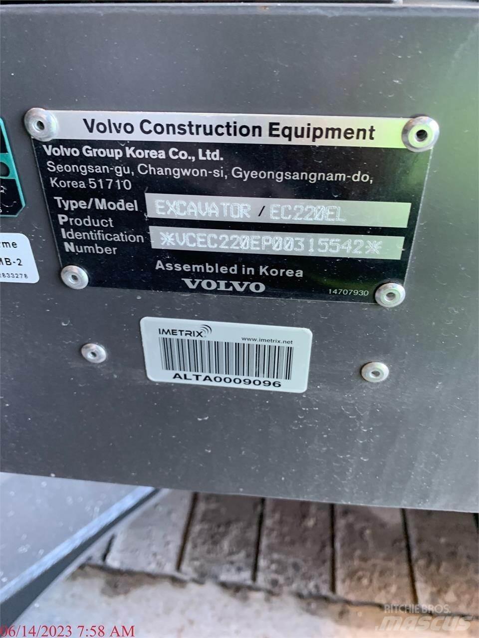 Volvo EC220EL Pelle sur chenilles