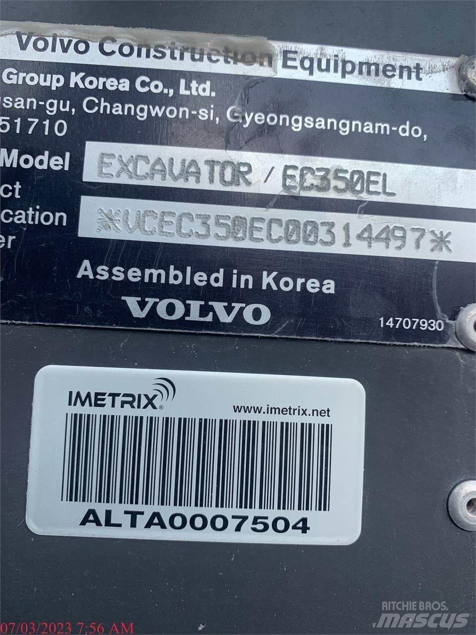 Volvo EC350EL Pelle sur chenilles