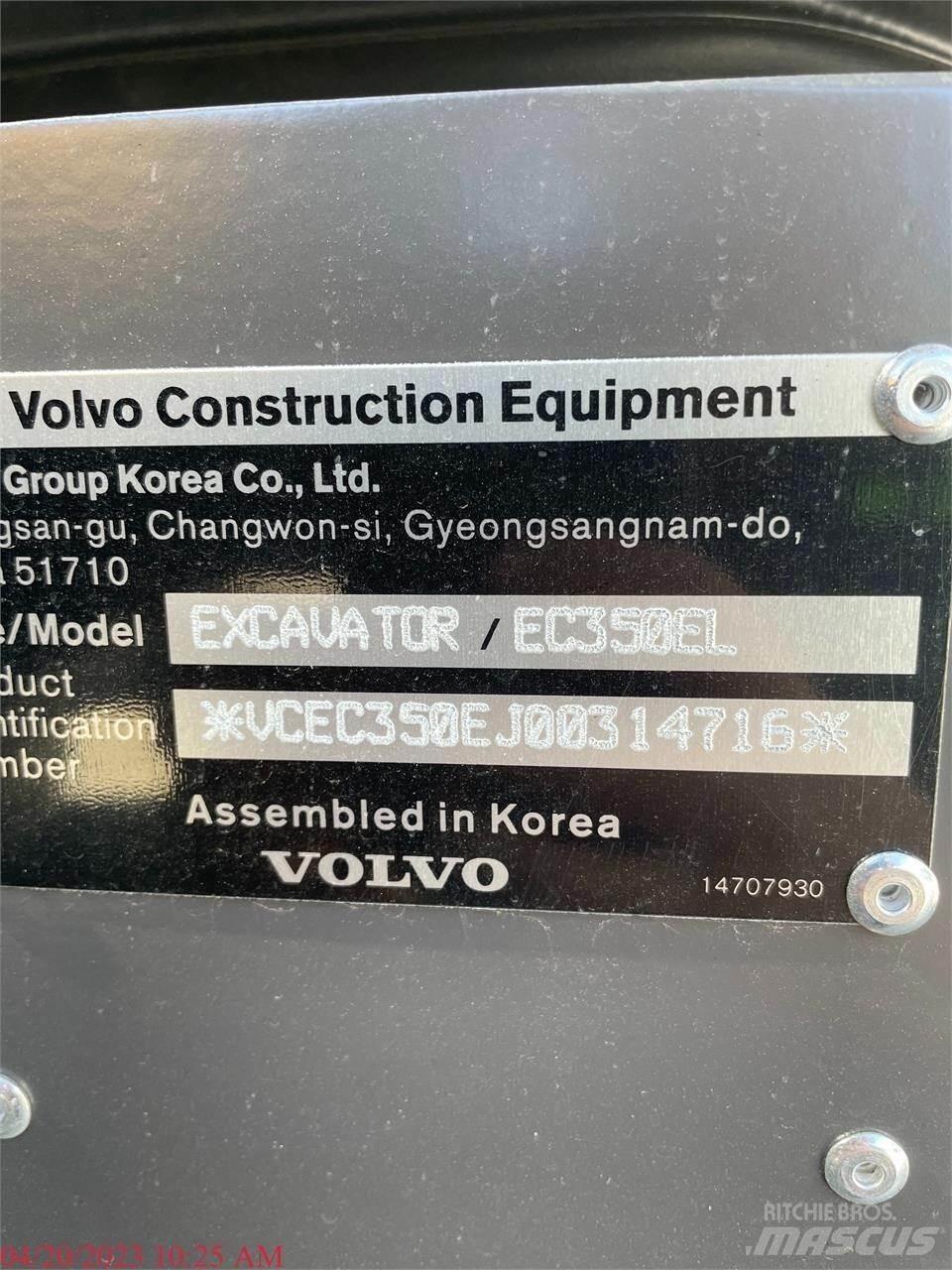 Volvo EC350EL Pelle sur chenilles