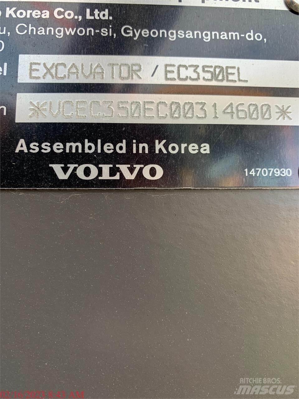 Volvo EC350EL Pelle sur chenilles