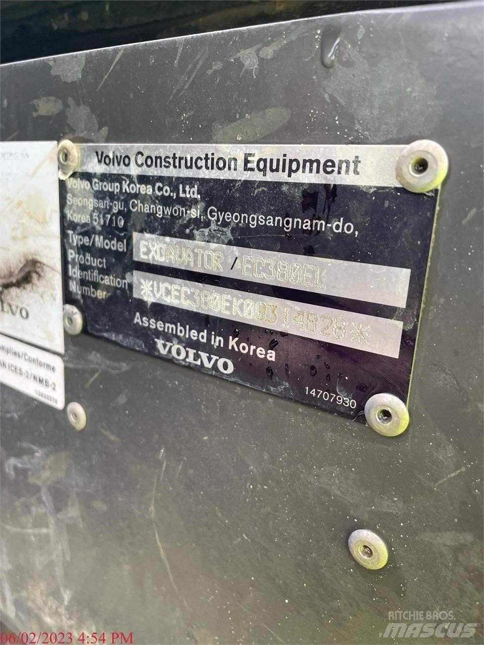 Volvo EC380EL Pelle sur chenilles
